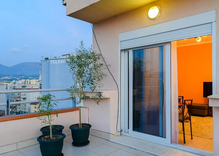 Apartment Terrace Cityscape 2 Tirana